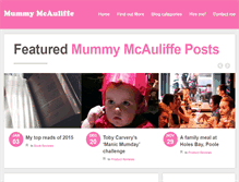 Tablet Screenshot of mummymcauliffe.com